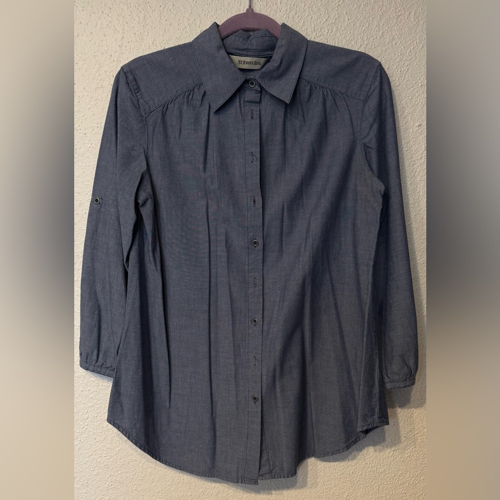 St. John's Bay Blue Blouse
